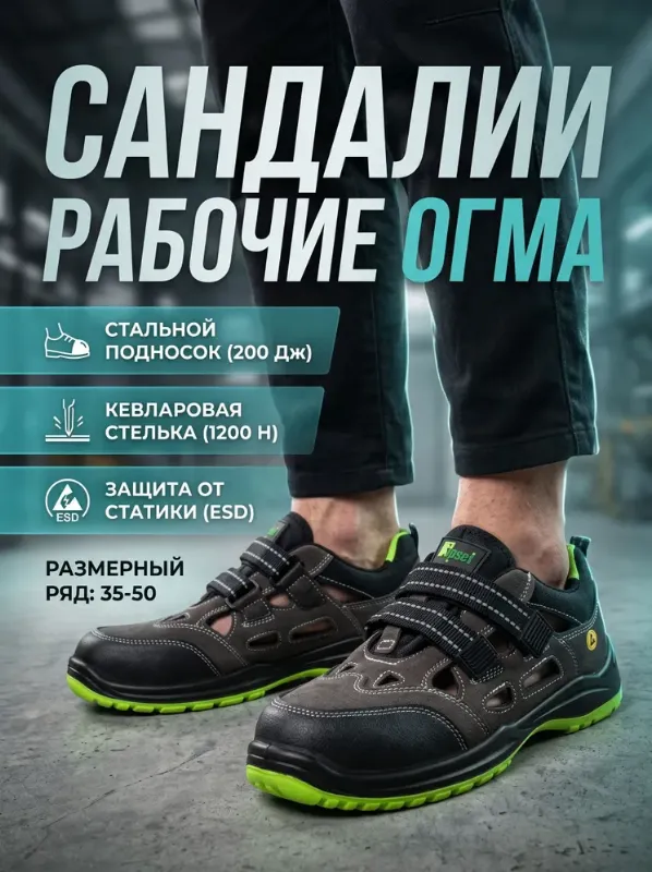 Сандалии рабочие 44