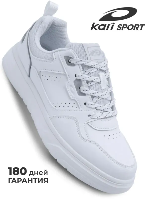 Кеды Kari SPORT женские белые дышащие