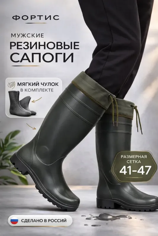 Сапоги резиновые