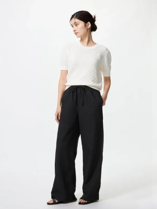 Брюки широкие Uniqlo Женский брюки 482246
