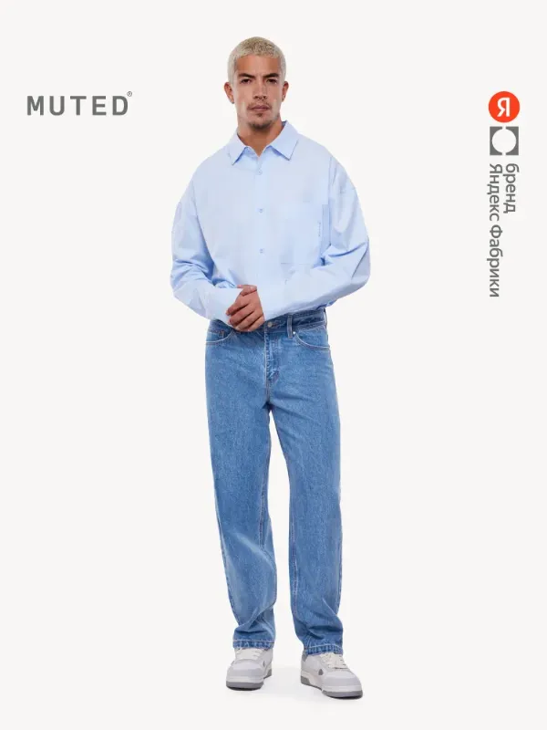 Джинсы MUTED STRAIGHT, Яндекс Фабрика