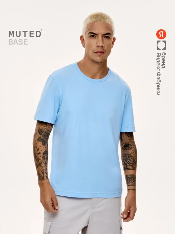 Футболка MUTED прямого кроя BASE, Яндекс Фабрика 1 шт
