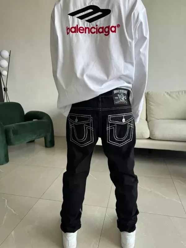 Брюки широкие true religion