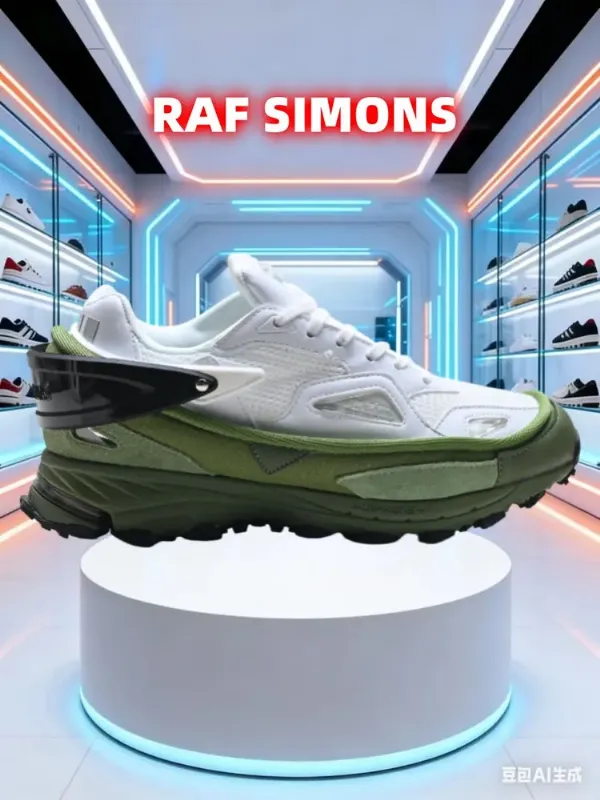 Кроссовки Мужские кроссовки RAF SIMONS Cylon-21 черные низкие повседневные на шнуровке