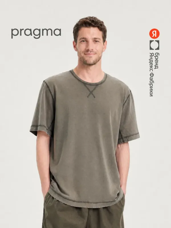 Футболка Pragma из хлопка, Яндекс Фабрика 1 шт