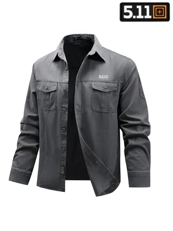 Рубашка 5.11 Tactical Мужская Рубашка Короткий Рукав Военный Стиль Тактическая Рабочая Для Отдыха на Природе,size 44-56