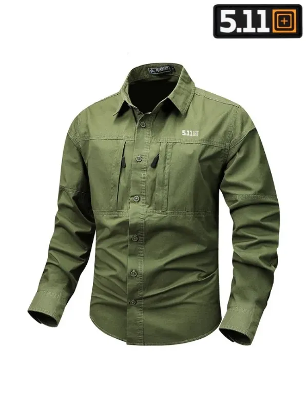 Рубашка 5.11 Tactical Мужская Рубашка Короткий Рукав Военный Стиль Тактическая Рабочая Для Отдыха на Природе,size 44-56