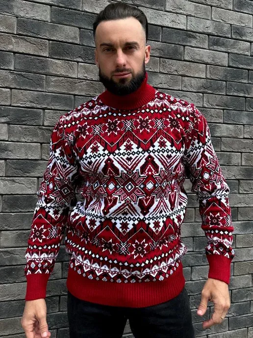 Свитер с горлом