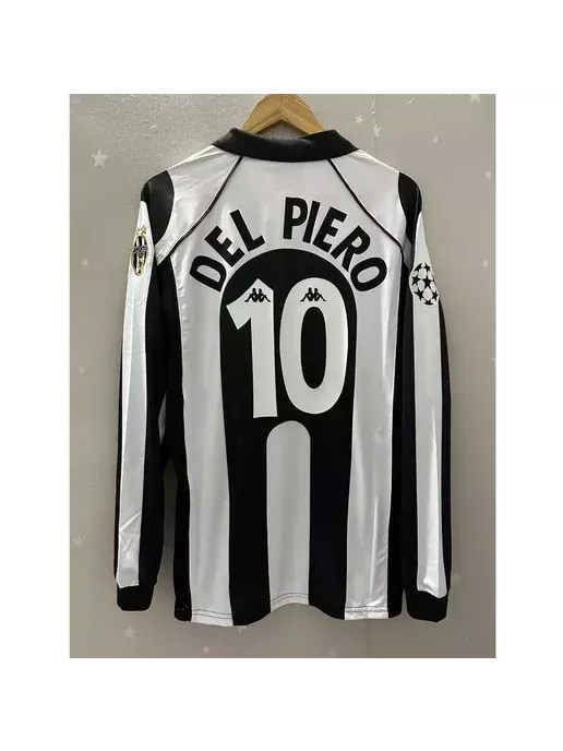 97-98 ювентус длинный Пьеро футбола джерси DEL PIERO