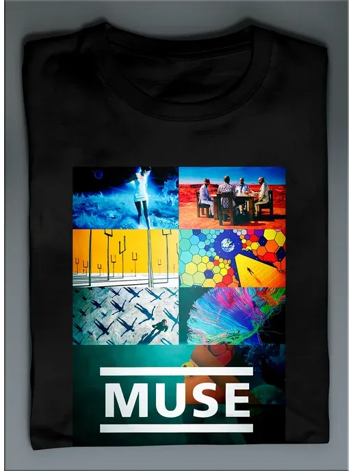 Футболка Muse арт коллаж