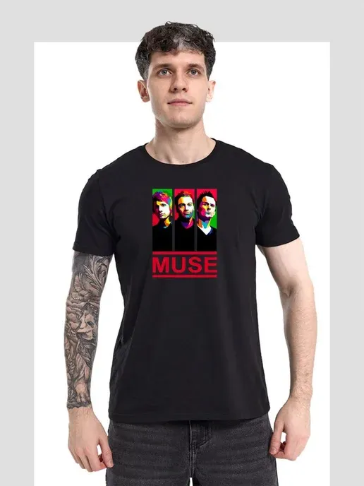 Футболка с принтом Muse