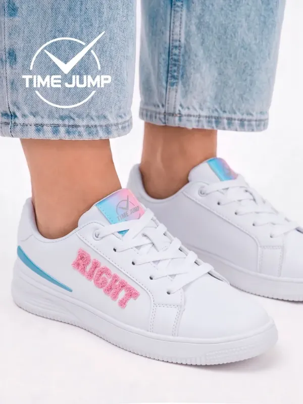 Кеды TimeJump осенние женские белые повседневные