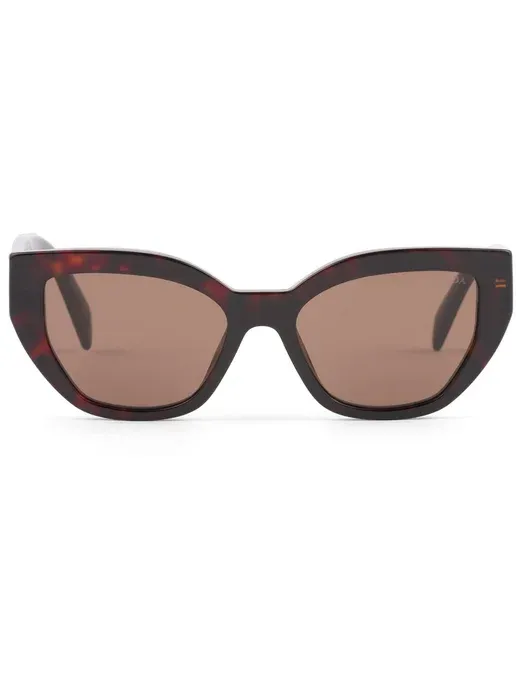 Солнцезащитные очки с логотипом в форме кошачьего глаза