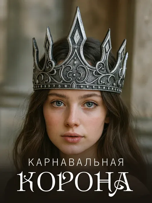 Корона женская ободок Ворона, Королевы, Ведьмы, Колдуньи