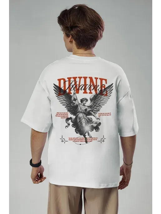 Христианская Футболка Оверсайз "Divine" Православный