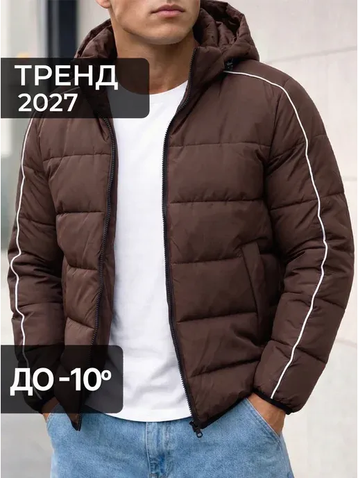 Куртка осенняя с капюшоном