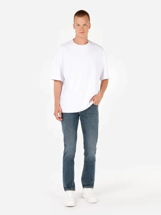 Джинсы зауженные 044 KARL Straight Fit