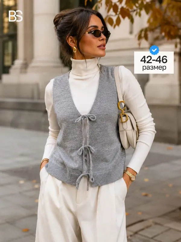 Жилет трикотажный BUY & STYLE Осень 2026