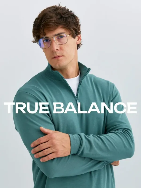 Свитер TRUE BALANCE хлопковый, плотность 225 гр/м2.