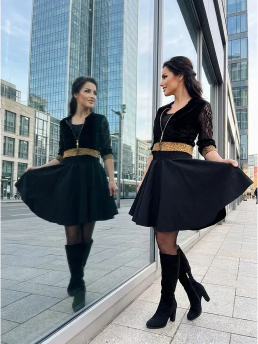 Юбка солнце мини школьная,офисная