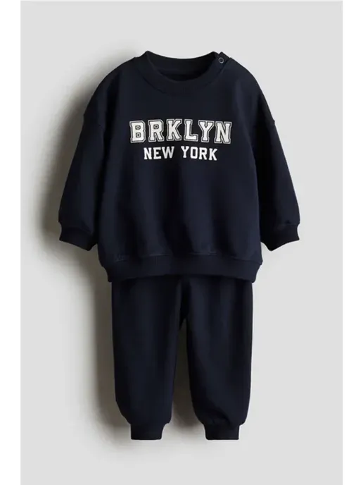 костюм с тонким начесом H&M