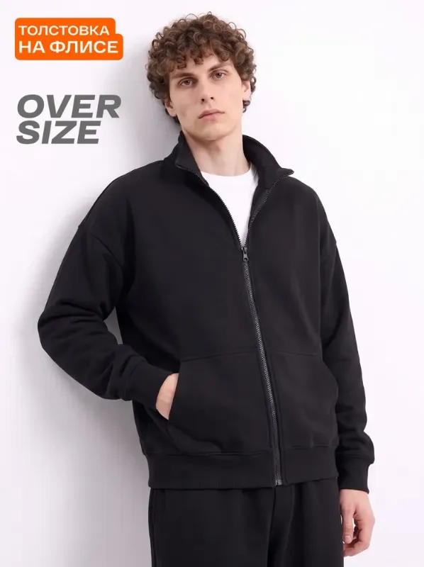 Толстовка SKUFOWEAR утепленная на флисе с воротником