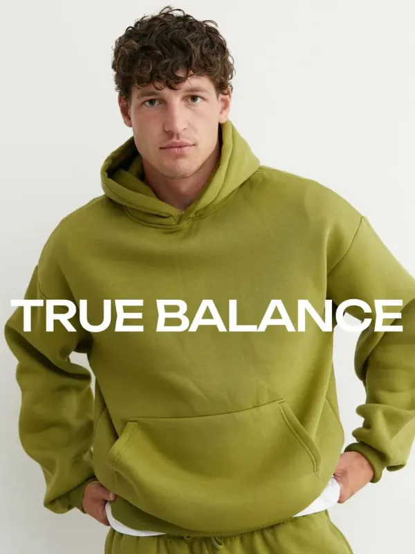 Худи TRUE BALANCE оверсайз, плотность 350 г/м2