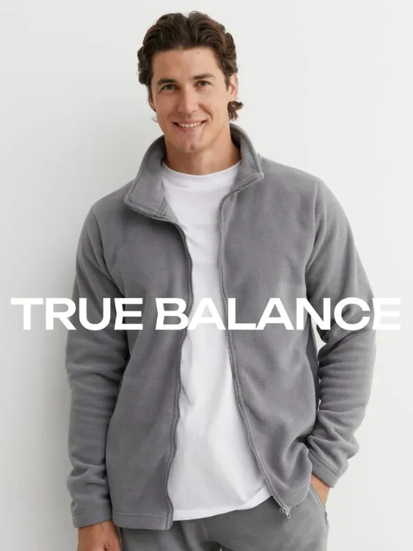Толстовка TRUE BALANCE теплая, флисовая, плотность 350 гр/м2