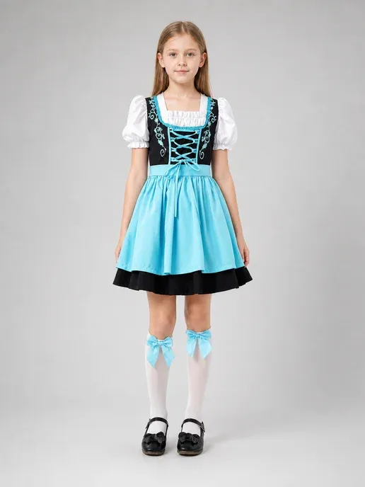 Карнавальный костюм Dirndl с фартуком и аксессуарами