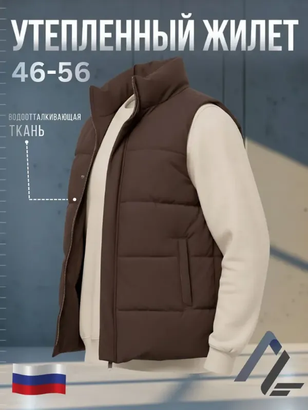 Жилет утепленный ALINAA-SHOP жилетка утепленная мужская