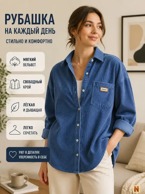Рубашка 2025CORDSHIRT