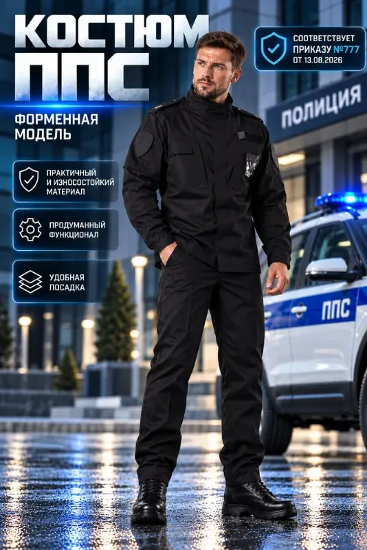 Тактический костюм ПОЛИЦИИ ППС, №777