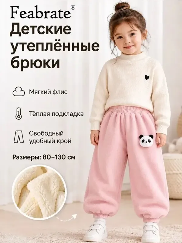 Брюки прямые, 1 шт