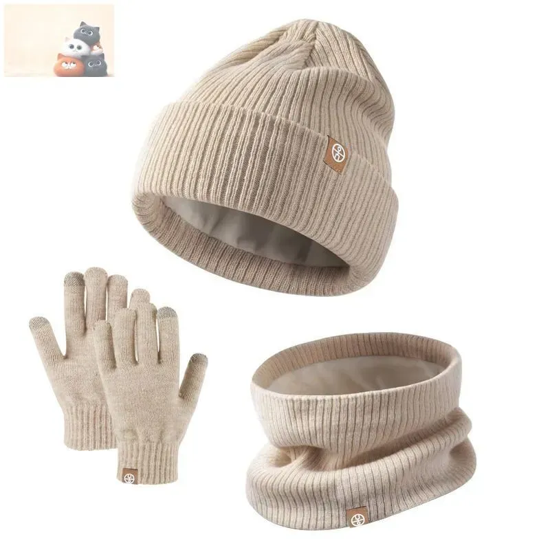 Шапка с ушками, 3 шт