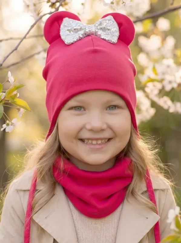 Шапка с завязками SG fashion & accessory шапки с завязками
