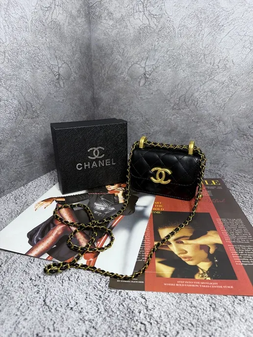 Сумка Chanel мини шанель трендовая кросс боди через плечо