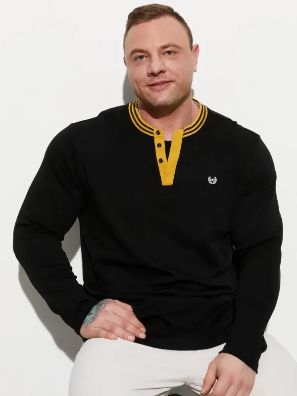 Лонгслив MR. BIGMAN хлопковый, больших размеров 58-80, плотность - 160 г/м2
