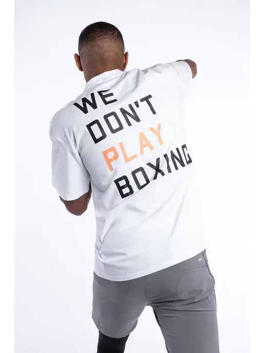 Футболка спортивная оверсайз свободная We Don't Play Boxing