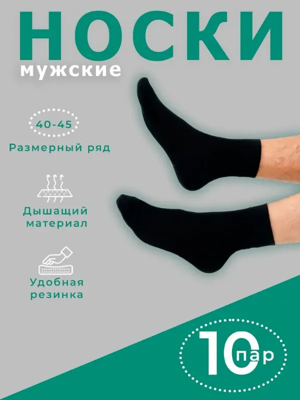 Носки Носки для всех мужские, 10 пар