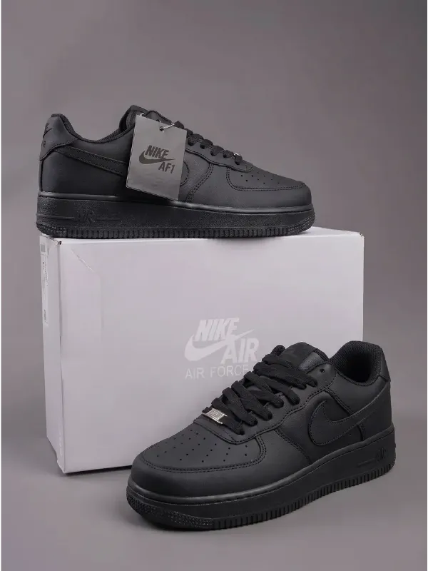 Кроссовки air force 1 черные форсы для школы