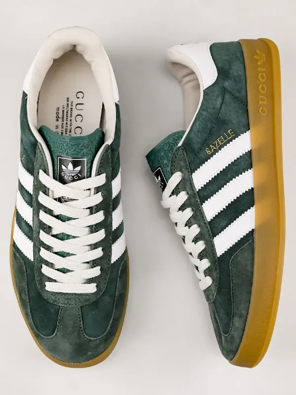 Кроссовки кеды Adidas Gazelle Gucci Premium - качество