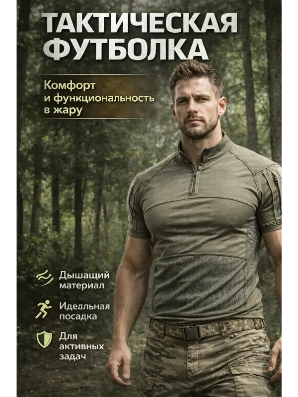 Рубашка тактическая футболка
