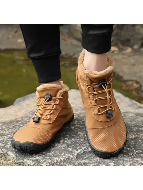 Женские и мужские нескользящие снег boots для туризма и рабо