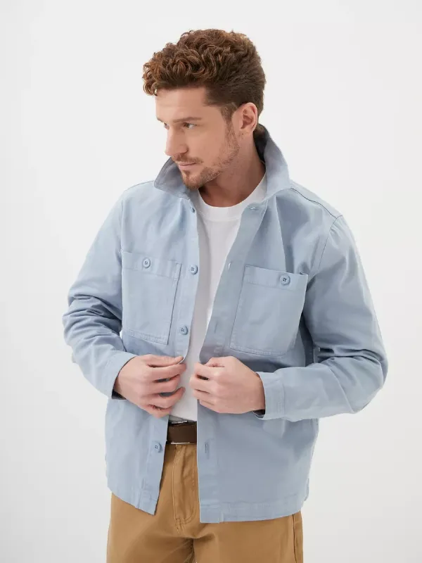 Рубашка джинсовая non-denim