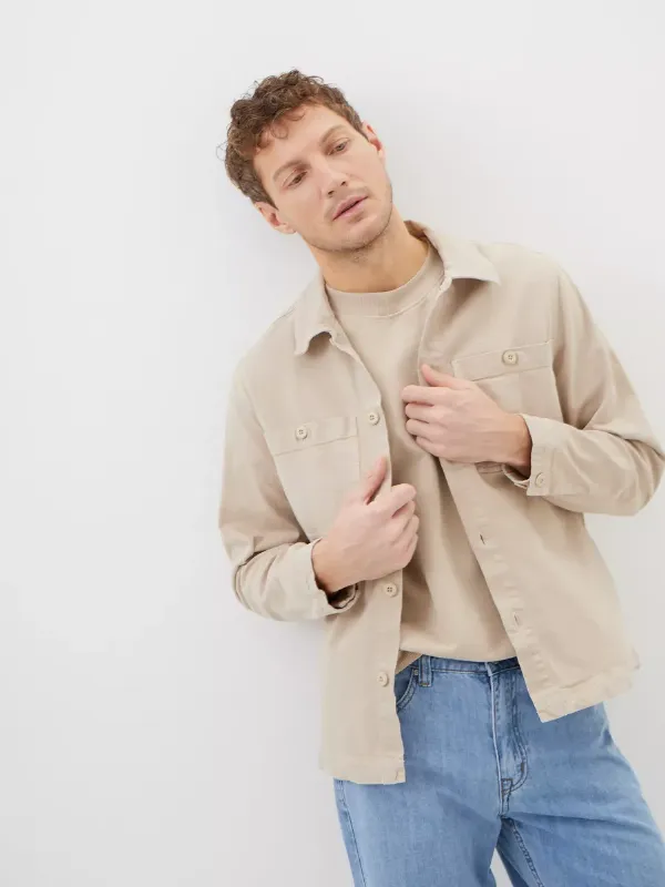 Рубашка джинсовая non-denim