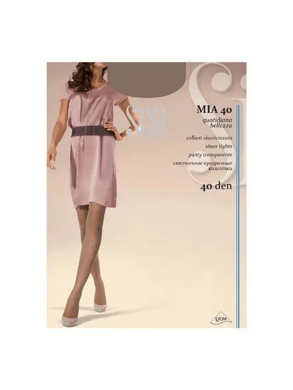 Колготки женские Sisi капроновые MIA 40 ден, цвет daino