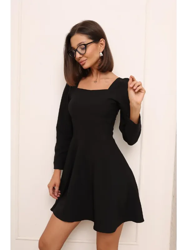 Платье мини офисное вечернее