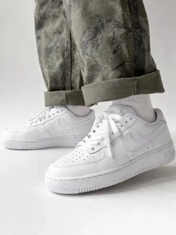 Кроссовки Air Force 1 White форсы белые кеды