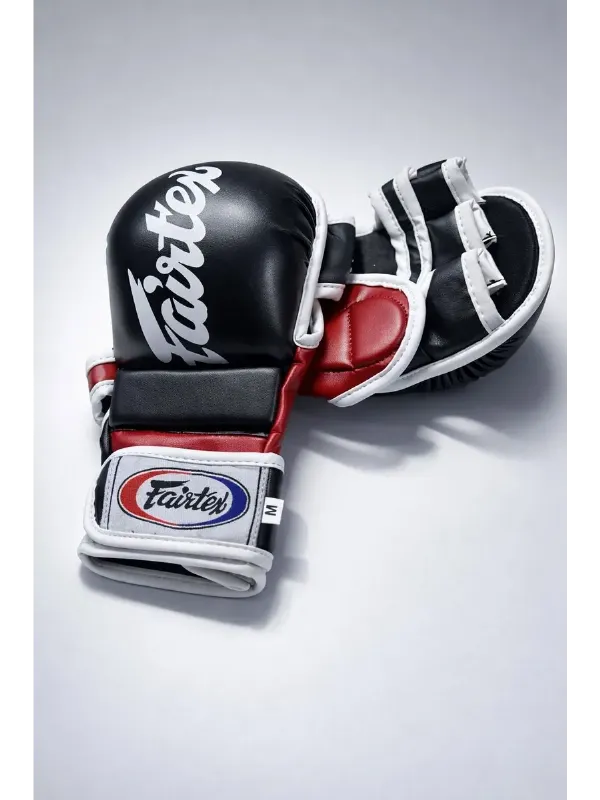 Перчатки Fairtex premium крабы черепашки MMA