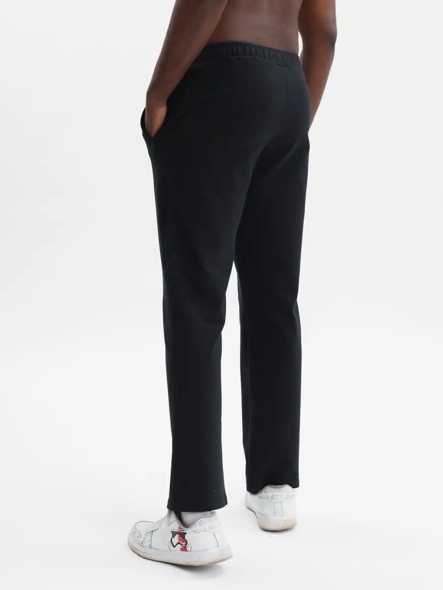 Брюки спортивные прямые на резинке трико в спортзал